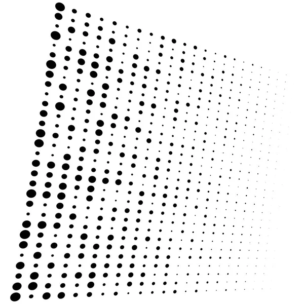 Pois, élément demi-ton. moucheture, motif géométrique stipple. cir — Image vectorielle