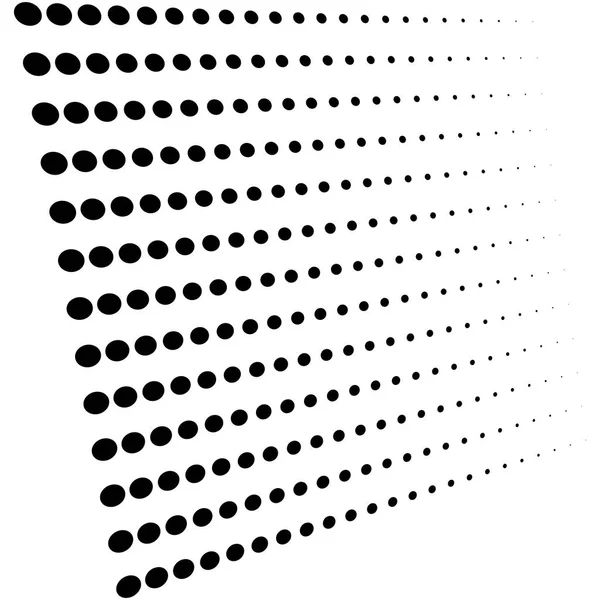 Punkter, halv tons element. speckle, stöpplingen geometriska mönster. Cir — Stock vektor