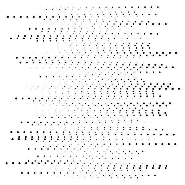 Punkte, Halbton-Element. Fleckle, stippiges geometrisches Muster. cir — Stockvektor