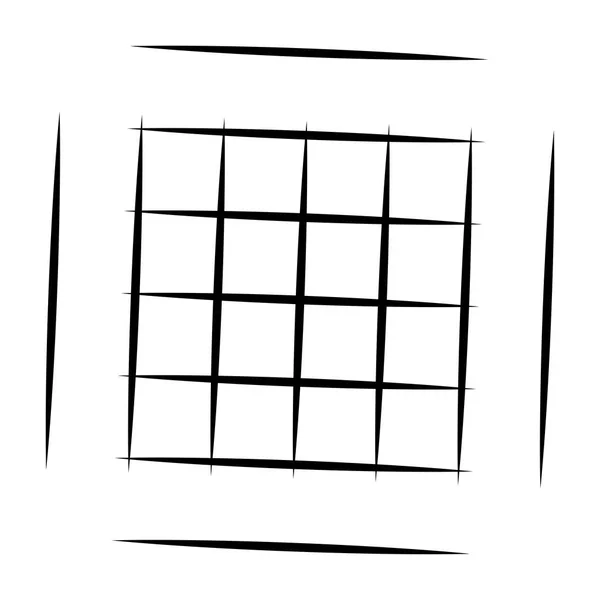 Сетка, элемент сетки. клеточная, сетчатая решетка, решетка. массив — стоковый вектор