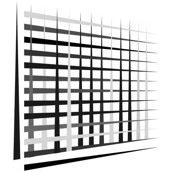 Grid, mesh element. cellular, reticular grate, lattice. array of — Stock Vector