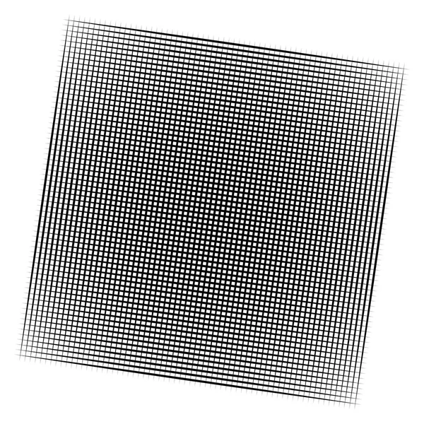 Willekeurige lijnen raster, gaas. Dynamische, onregelmatige overlapping, kruising l — Stockvector