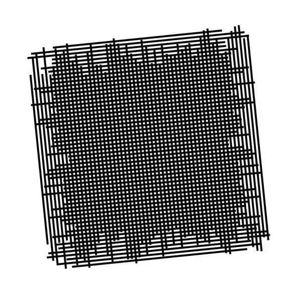 Grid, mesh element. cellular, reticular grate, lattice. array of — ストックベクタ