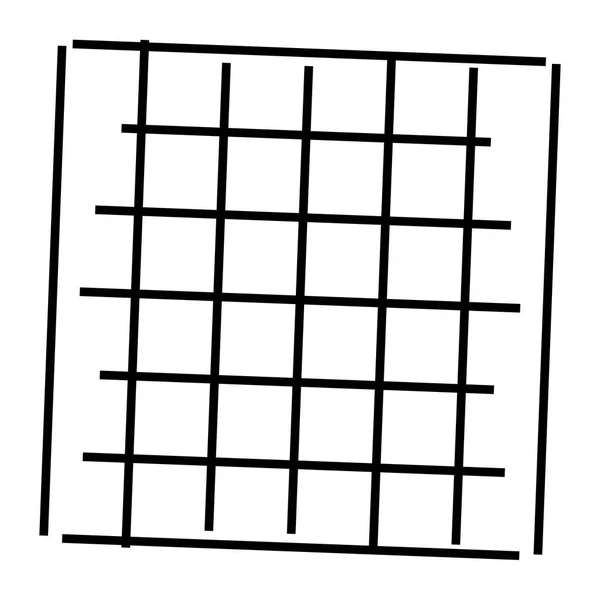 Grid, mesh element. cellular, reticular grate, lattice. array of — ストックベクタ