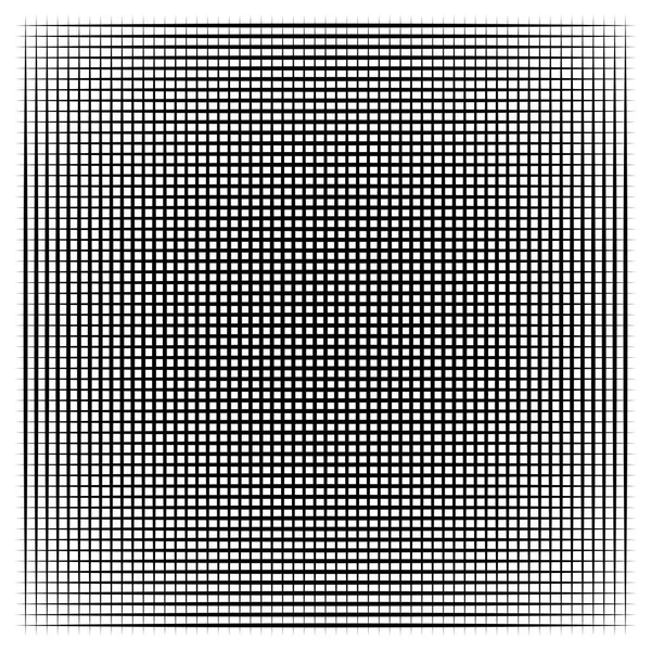 Willekeurige lijnen raster, gaas. Dynamische, onregelmatige overlapping, kruising l — Stockvector