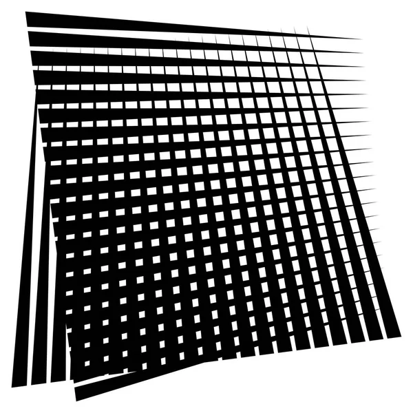 Grid, mesh element. cellulair, reticulair rooster, rooster. array van — Stockvector