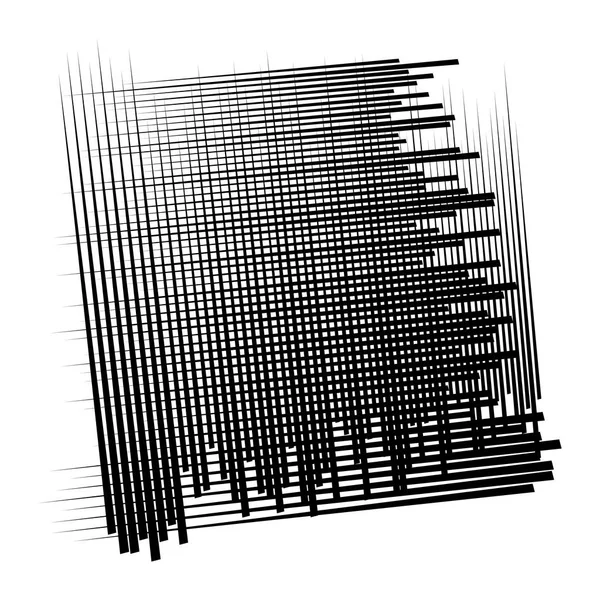 Random lines grid, mesh. Dynamic, irregular overlap, intersect l — ストックベクタ