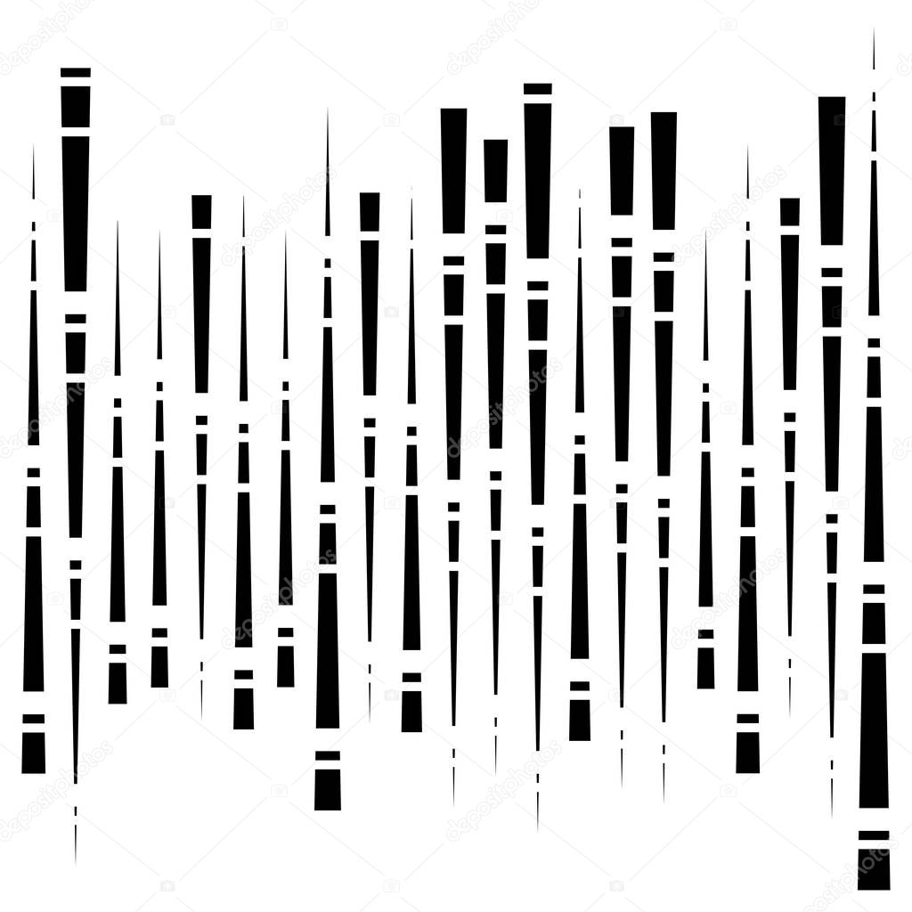 random segmented lines pattern. dynamic dashed, irregular stripe