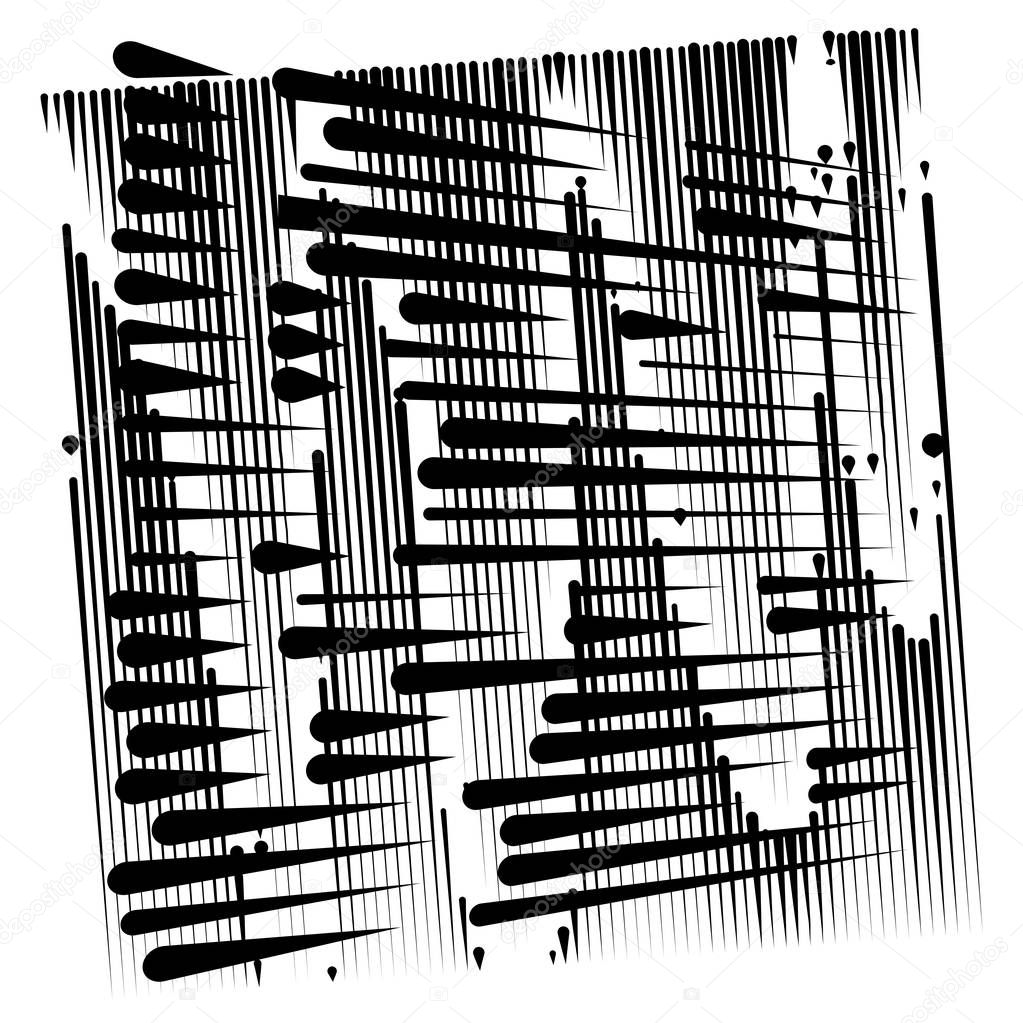 grid, mesh abstract geometric pattern. segmented intersect lines