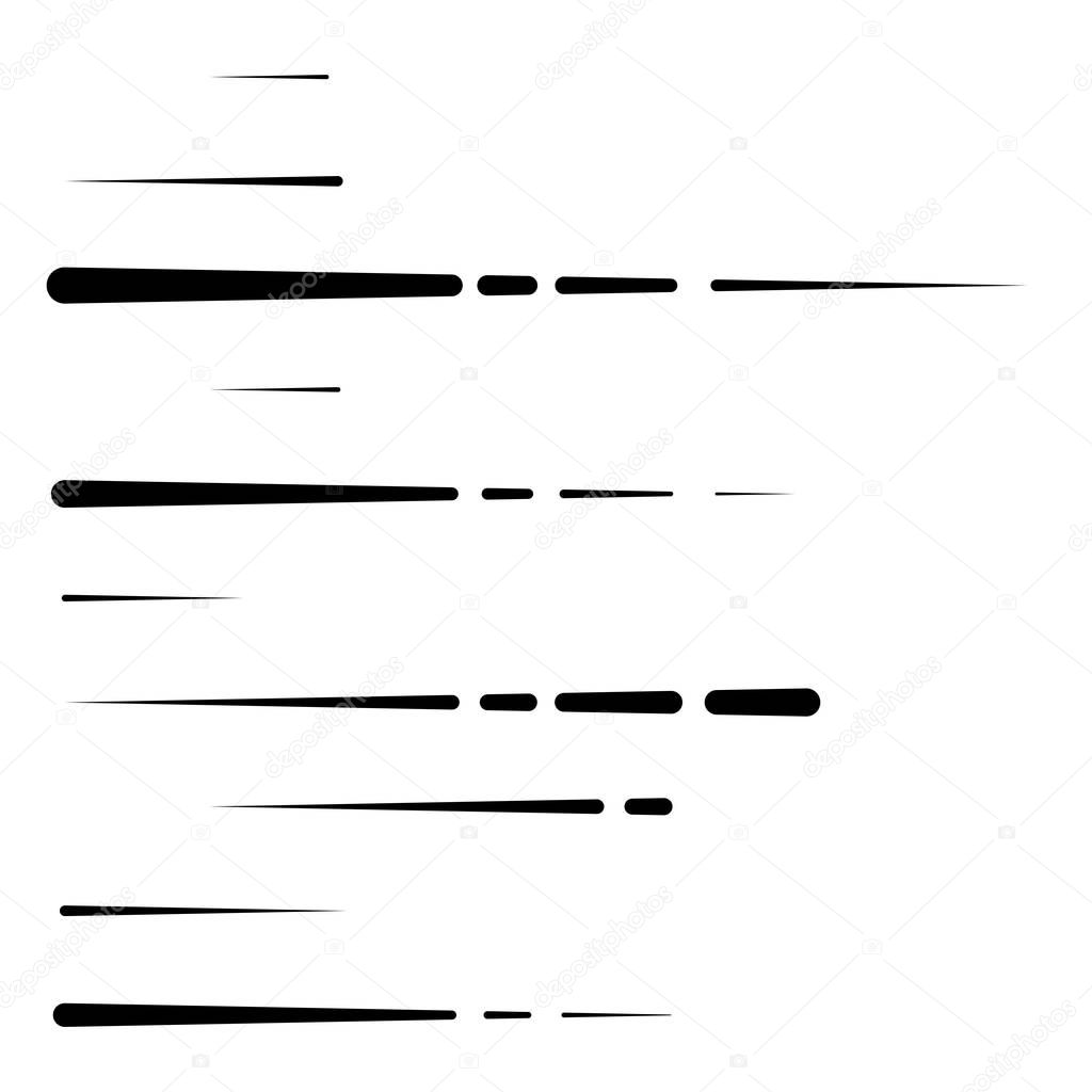 dashed irregular lines. segment horizontal stripes / lines. stra