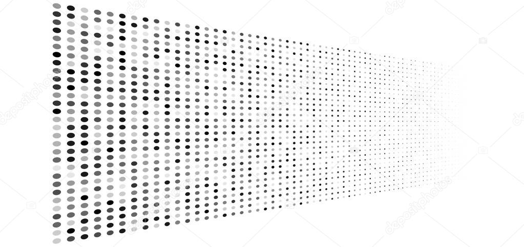 Grey, gray dots, half-tone element. Greyscale, grayscale speckle