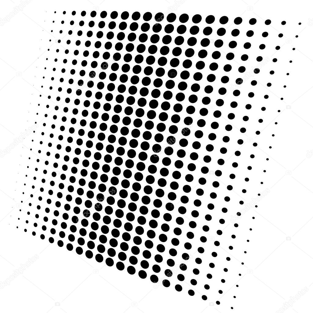 Dots, half-tone element. speckle, stipple geometric pattern. cir