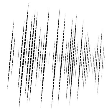 Dinamik çizgiler düzeni. Çizgili yarım ton element. Parçalanmış, segmen