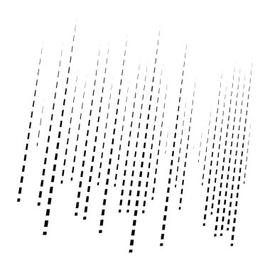 Dinamik çizgiler düzeni. Çizgili yarım ton element. Parçalanmış, segmen