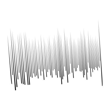 Dinamik çizgi roman patlama çizgileri. Rastgele düz çizgiler. Irr.
