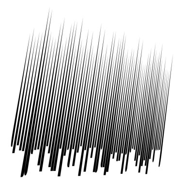 Dinamik çizgi roman patlama çizgileri. Rastgele düz çizgiler. Irr.