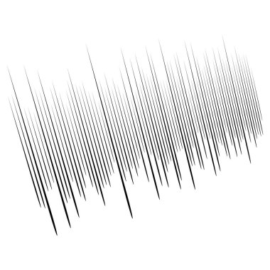 Dinamik çizgi roman patlama çizgileri. Rastgele düz çizgiler. Irr.