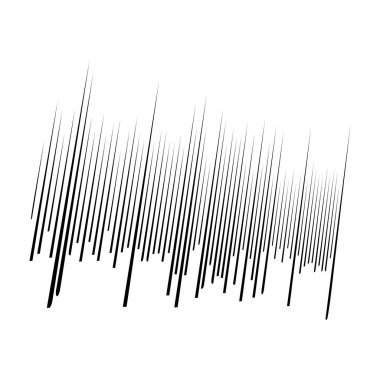 Dinamik çizgi roman patlama çizgileri. Rastgele düz çizgiler. Irr.