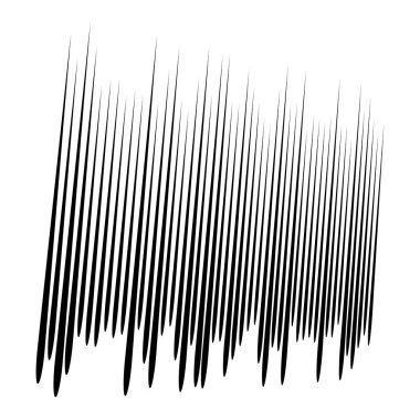 Dinamik çizgi roman patlama çizgileri. Rastgele düz çizgiler. Irr.