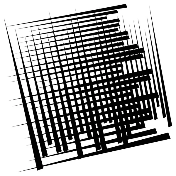 Random lines grid, mesh. Dynamic, irregular overlap, intersect l — ストックベクタ