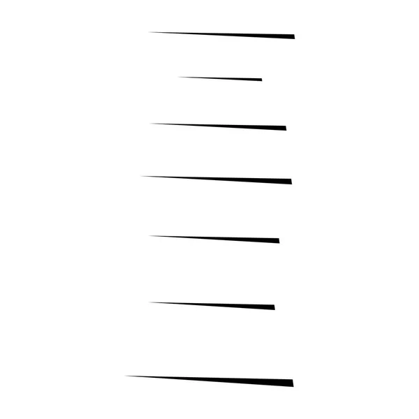 Στοιχείο τυχαίων γραμμών. Τυχαία οριζόντιες γραμμές. Ακανόνιστο έλκηθρο — Διανυσματικό Αρχείο