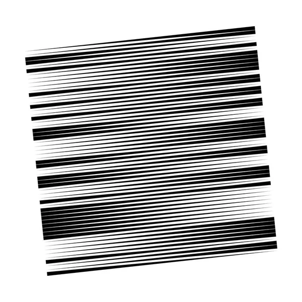 Элемент случайных линий. Случайные горизонтальные линии. Неправильная прямая — стоковый вектор