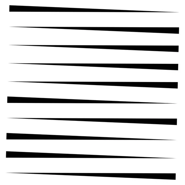 Elemento de líneas aleatorias. Líneas horizontales aleatorias. Recto irregular — Archivo Imágenes Vectoriales