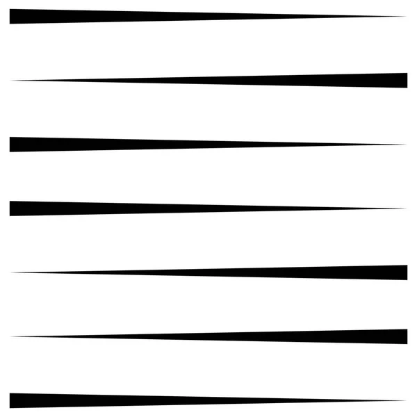 Elemento de líneas aleatorias. Líneas horizontales aleatorias. Recto irregular — Archivo Imágenes Vectoriales