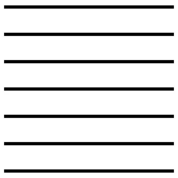 Líneas horizontales elemento geométrico. Líneas paralelas rectas, str — Vector de stock