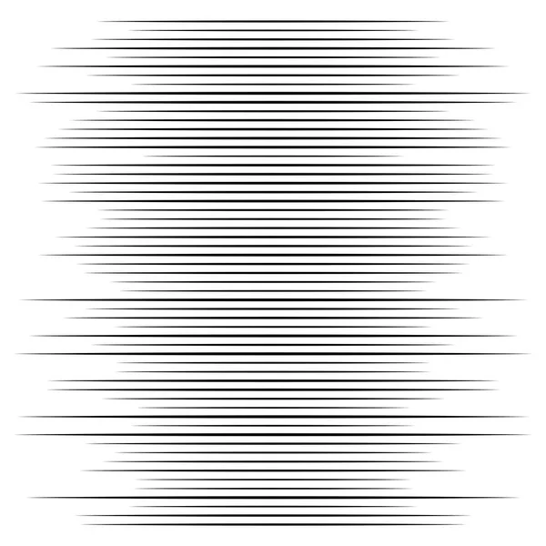 Lignes aléatoires élément demi-teinte. Lignes horizontales aléatoires. Irrégula — Image vectorielle