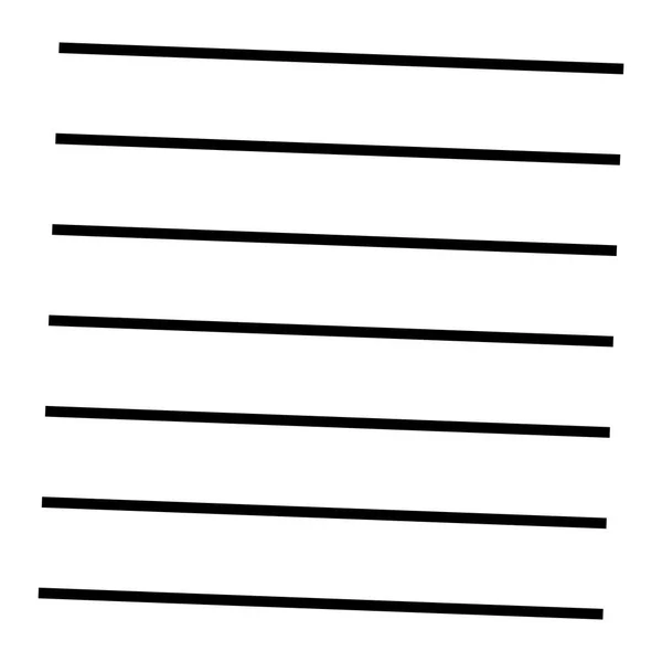 Horizontale lijnen geometrisch element. Rechte parallelle lijnen, str — Stockvector