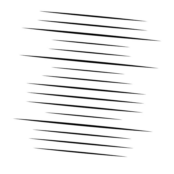 Slumpmässiga linjer halvvägs element. Slumpmässiga horisontella linjer. Irregula — Stock vektor