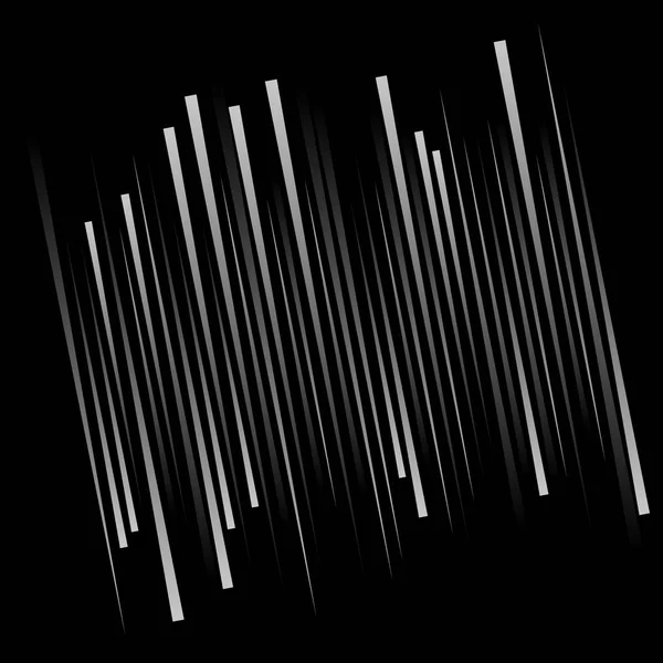 Zufällige, dynamische Linien, Streifen abstrakte geometrische Muster. Vibration — Stockvektor