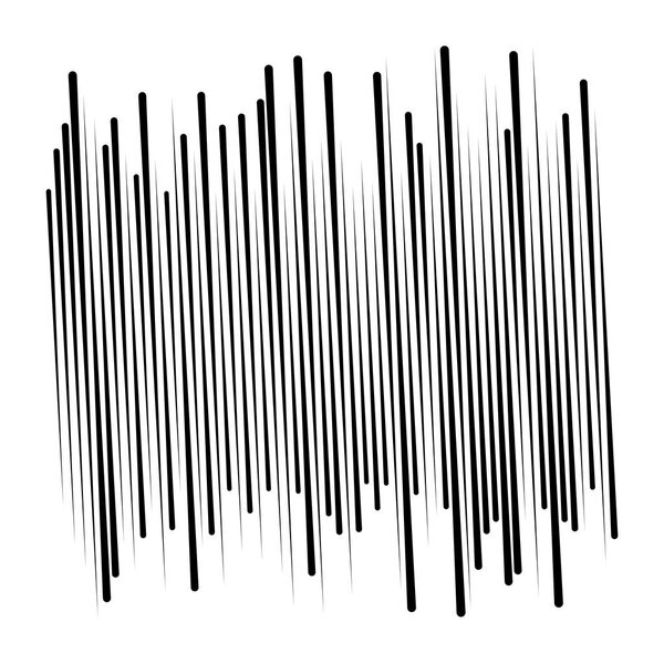 Random, dynamic lines pattern. Vertical, straight parallel lines
