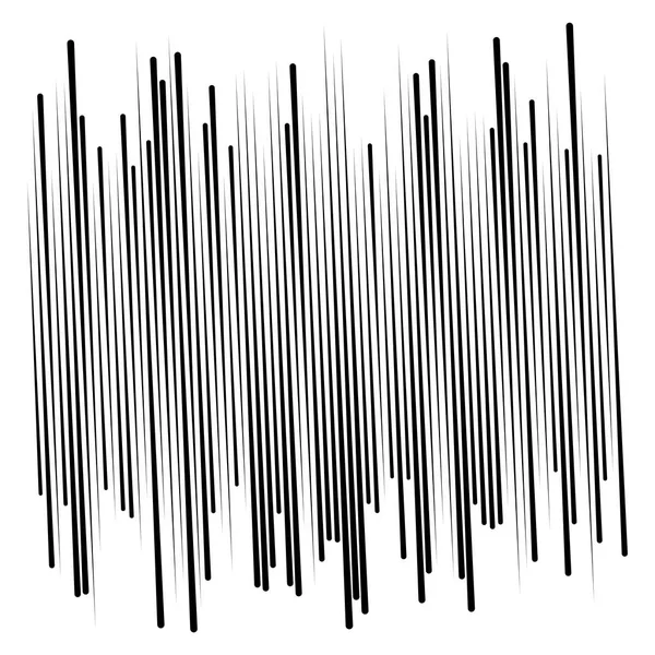 Modèle de lignes aléatoires et dynamiques. Lignes verticales parallèles droites — Image vectorielle