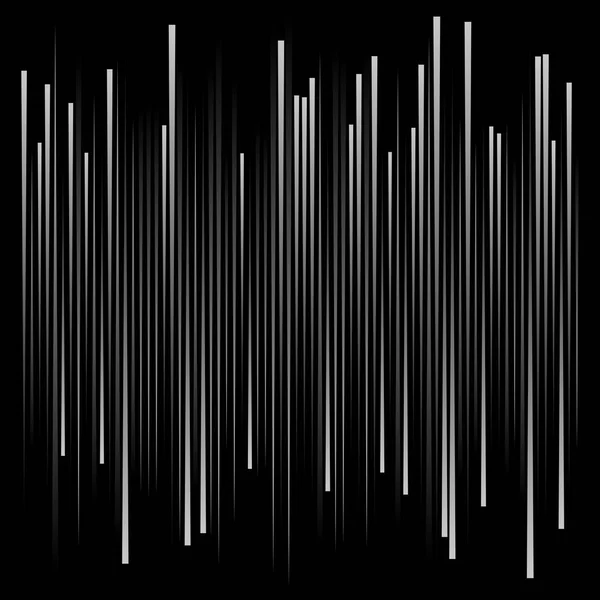 Zufällige, dynamische Linien, Streifen abstrakte geometrische Muster. Vibration — Stockvektor