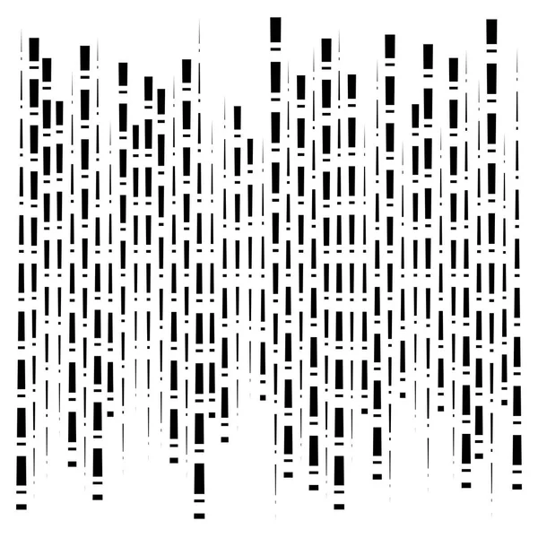 Gestrichelte dynamische Linien, Streifenmuster. zufällige, unregelmäßige Intermezzos — Stockvektor
