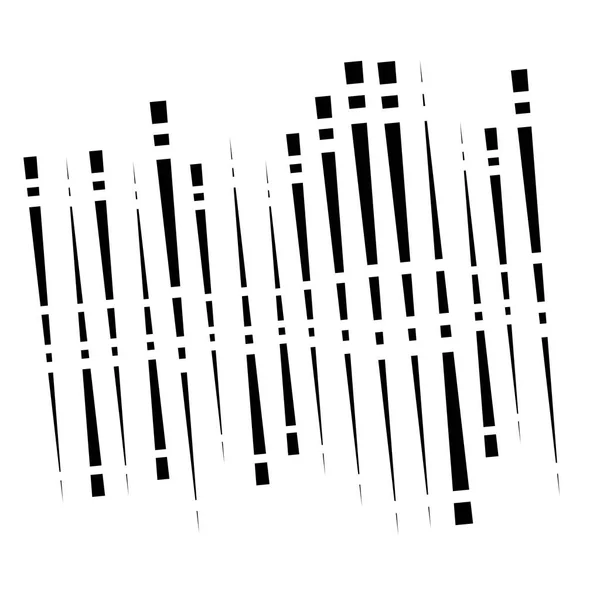 Gestreepte dynamische lijnen, strepen patroon. willekeurige, onregelmatige intervallen — Stockvector