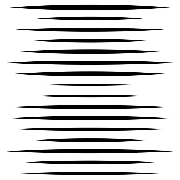 Random lines element. Random horizontal lines. Irregular straigh — ストックベクタ