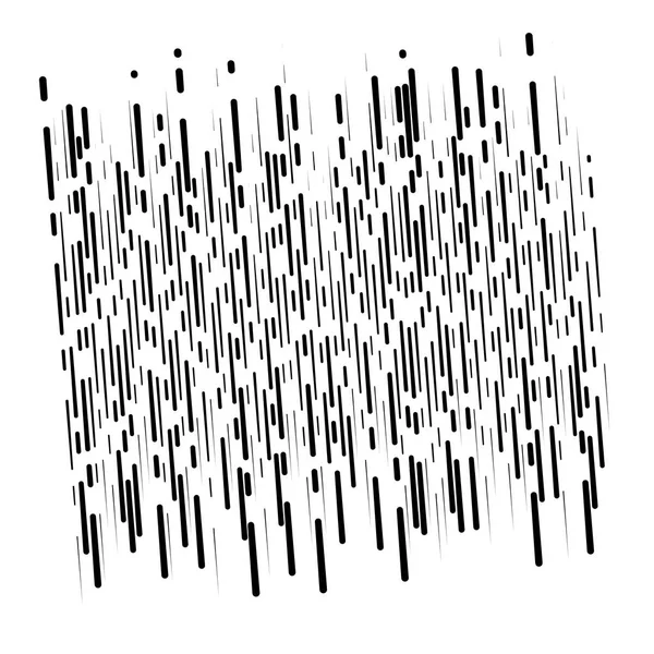 Líneas dinámicas discontinuas, patrón de rayas. al azar, irregulares intermi — Vector de stock