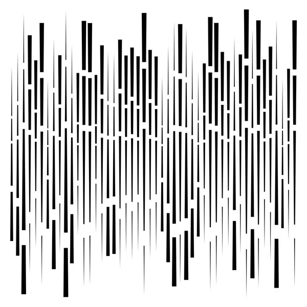Dashed dynamic lines, stripes pattern. random, irregular intermi — Stock Vector