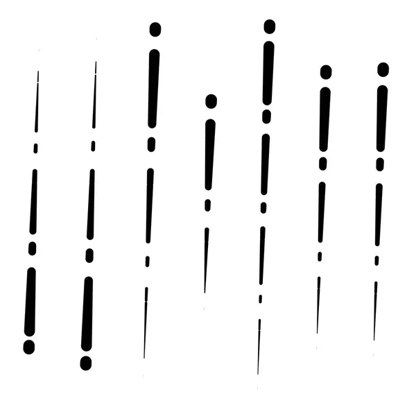 Linhas dinâmicas tracejadas, listras padrão. intermi aleatório, irregular —  Vetores de Stock