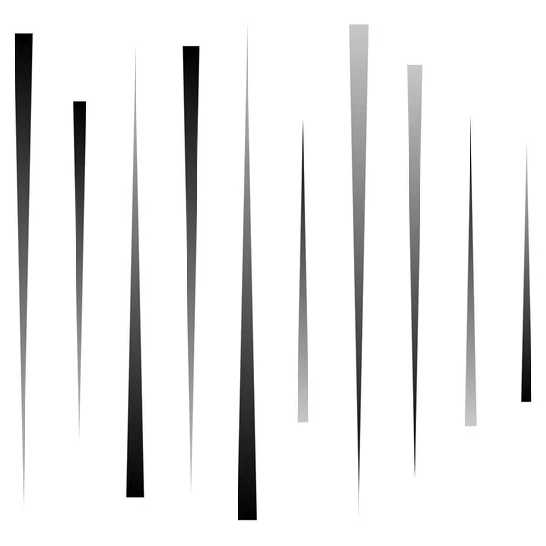 Zufällige, dynamische Linien, Streifen abstrakte geometrische Muster. Vibration — Stockvektor