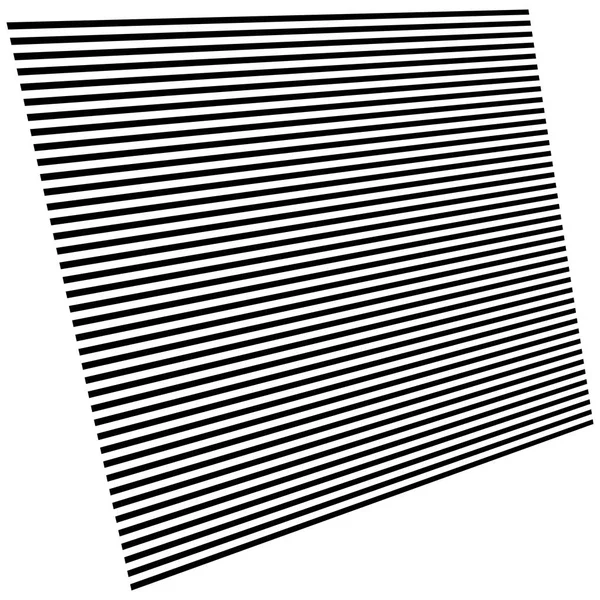 Horizontale lijnen geometrisch element. Rechte parallelle lijnen, str — Stockvector