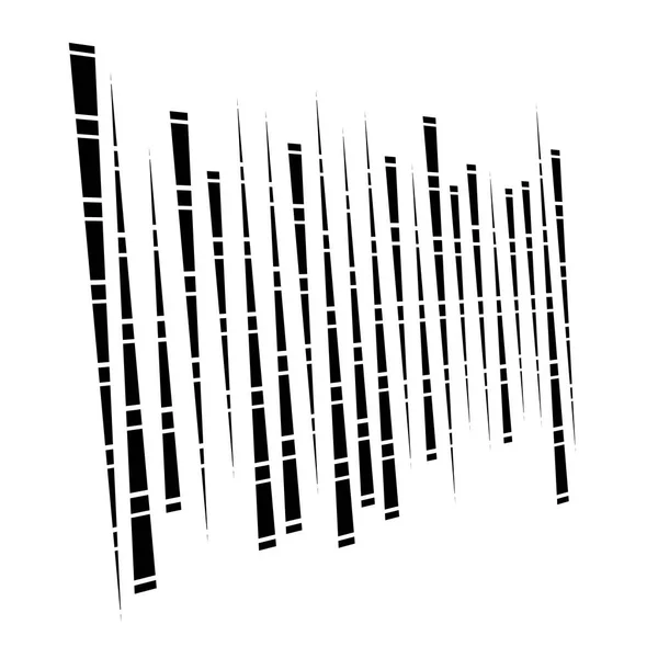 Dashed dynamic lines, stripes pattern. случайные, нерегулярные интерми — стоковый вектор