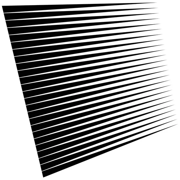 Geometrický prvek vodorovných čar. Rovnoběžné čáry, str — Stockový vektor