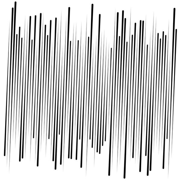 Random, dynamic lines pattern. Vertical, straight parallel lines