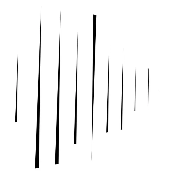 Dynamische vertikale parallele Linien, Streifenmuster. Geradstrasse — Stockvektor