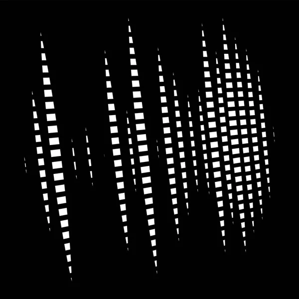 Patrón de líneas dinámicas. Elemento medio tono Stripes. Dashed, segmen — Archivo Imágenes Vectoriales