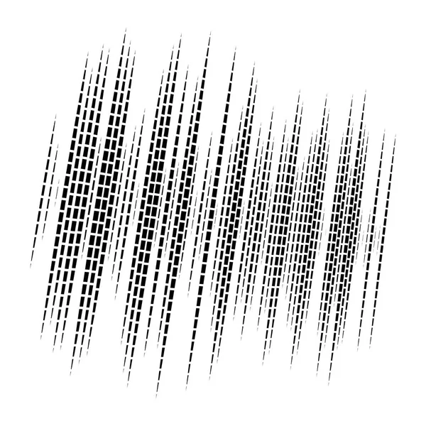 Schema dinamico delle linee. Elemento mezzitoni a strisce. Schiacciato, segmen — Vettoriale Stock